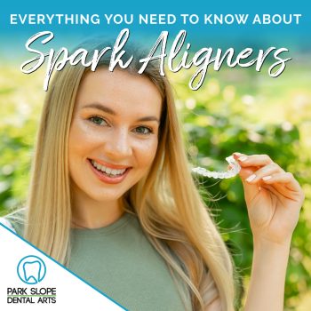 Discover Spark Aligners, an advanced clear aligner option for straightening teeth at Park Slope Dental Arts in Brooklyn. Learn from your Brooklyn dentists about their benefits, costs, and treatment process.